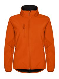 Damen Softshell Jacke Orange
